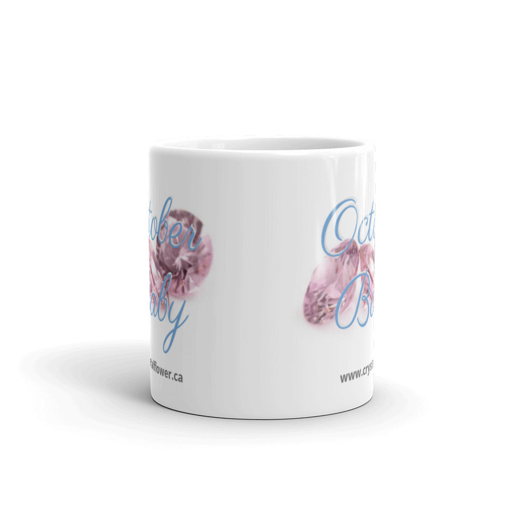 Mug - October Baby - Crystal Flower