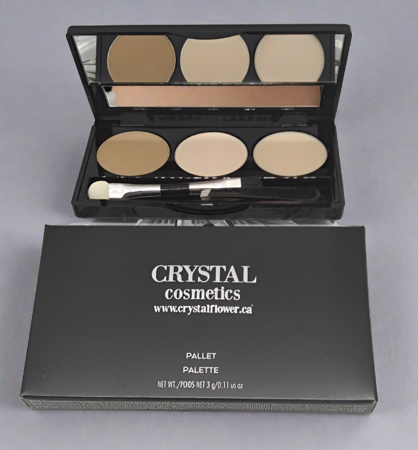 CRYSTAL Brow Pallet - Brow Darling (Sandy Blonde) - Crystal Flower