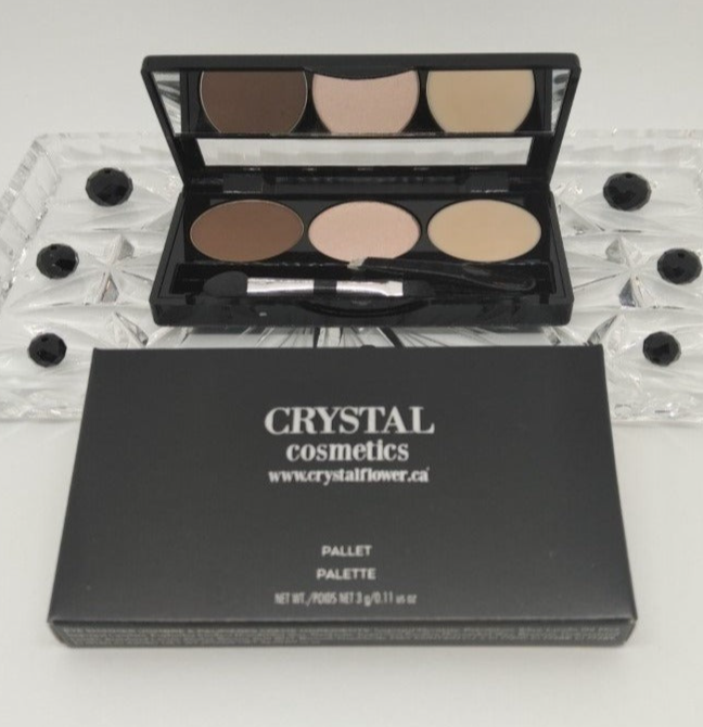 CRYSTAL Brow Pallet - Brow Charm (Desert Brown) - Crystal Flower