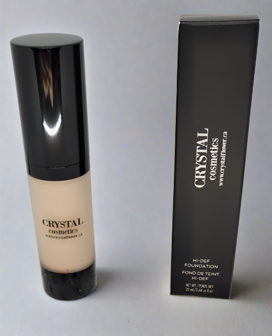 CRYSTAL High-def Foundation Liquid - C1 (Warm) - Crystal Flower