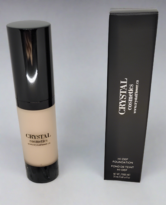 CRYSTAL High-def Foundation Liquid - C1 (Warm) - Crystal Flower