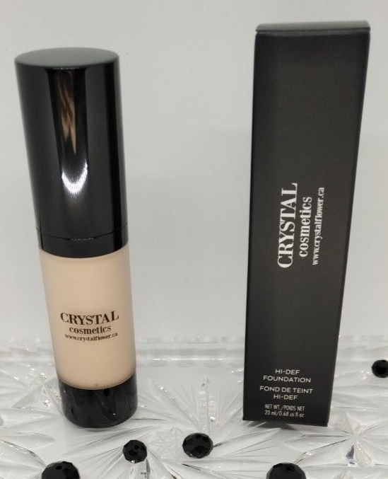 CRYSTAL High-def Foundation Liquid - C1 (Warm) - Crystal Flower