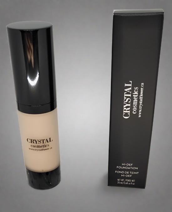 CRYSTAL High-def Foundation Liquid - C1 (Warm) - Crystal Flower