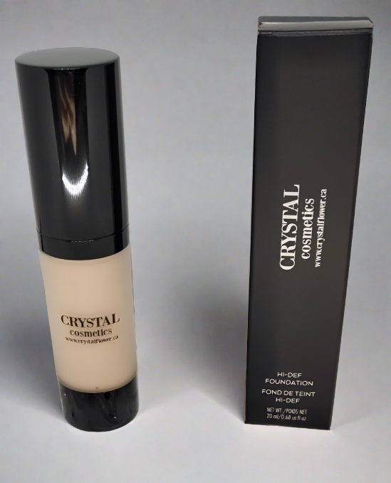 CRYSTAL High-def Foundation Liquid - C1 (Warm) - Crystal Flower