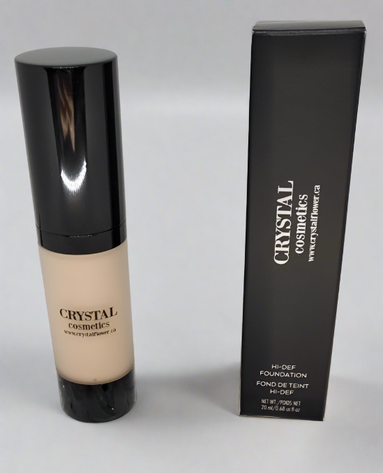 CRYSTAL High-def Foundation Liquid - C1 (Warm) - Crystal Flower