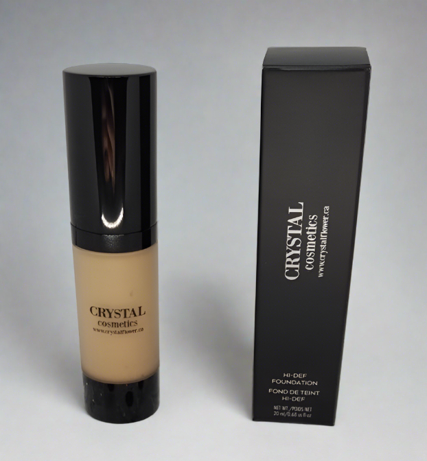 CRYSTAL High-def Foundation Liquid - C25 (Warm) - Crystal Flower