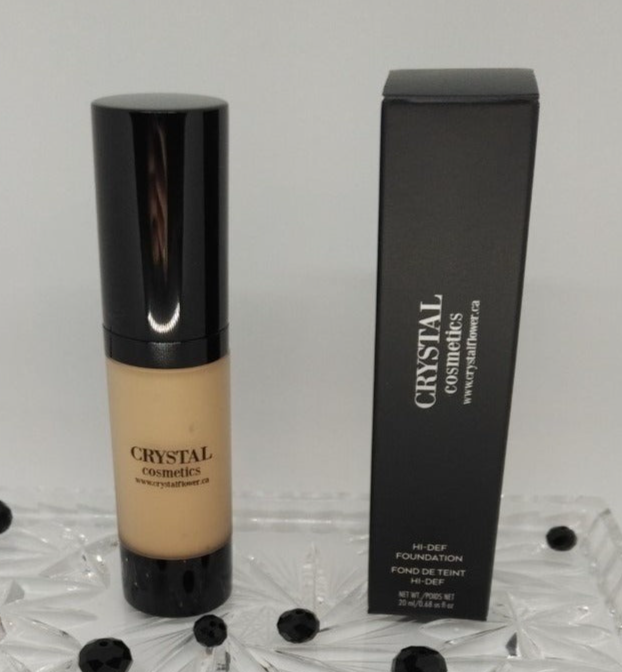 CRYSTAL High-def Foundation Liquid - C25 (Warm) - Crystal Flower