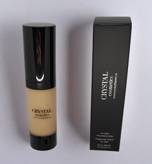 CRYSTAL High-def Foundation Liquid - C25 (Warm) - Crystal Flower