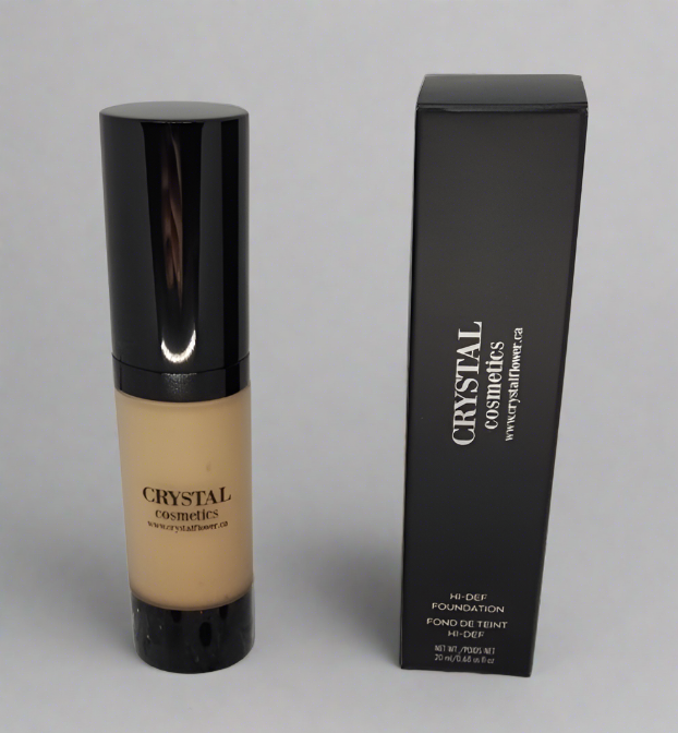 CRYSTAL High-def Foundation Liquid - C25 (Warm) - Crystal Flower