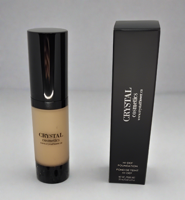 CRYSTAL High-def Foundation Liquid - C25 (Warm) - Crystal Flower