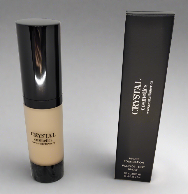 CRYSTAL High-def Foundation Liquid - C2 (Warm) - Crystal Flower