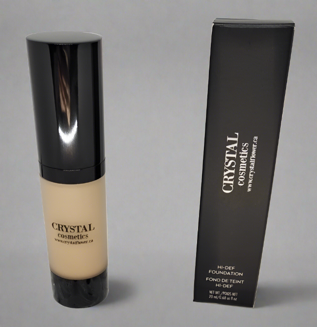 CRYSTAL High-def Foundation Liquid - C2 (Warm) - Crystal Flower