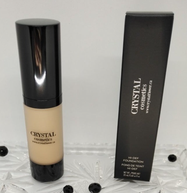 CRYSTAL High-def Foundation Liquid - C2 (Warm) - Crystal Flower