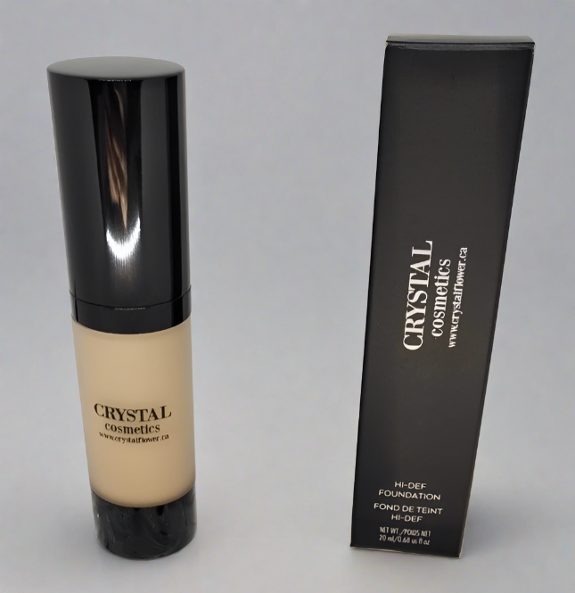 CRYSTAL High-def Foundation Liquid - C2 (Warm) - Crystal Flower