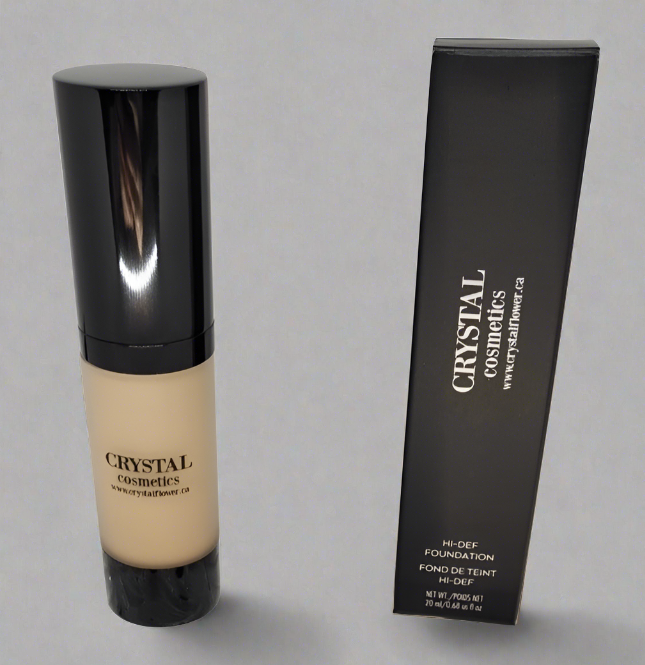 CRYSTAL High-def Foundation Liquid - C2 (Warm) - Crystal Flower