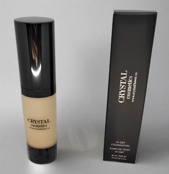 CRYSTAL High-def Foundation Liquid - C2 (Warm) - Crystal Flower