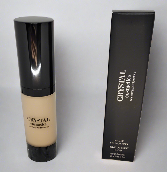 CRYSTAL High-def Foundation Liquid - C2 (Warm) - Crystal Flower