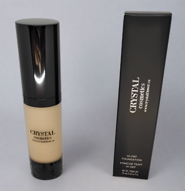 CRYSTAL High-def Foundation Liquid - C2 (Warm) - Crystal Flower