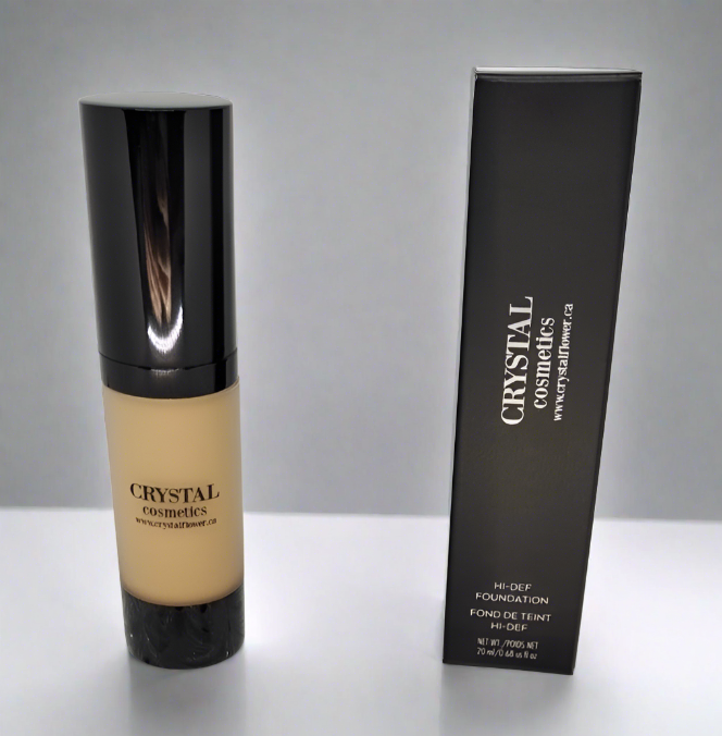 CRYSTAL High-def Foundation Liquid - C35 (Warm) - Crystal Flower