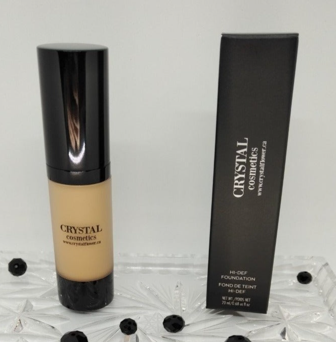 CRYSTAL High-def Foundation Liquid - C35 (Warm) - Crystal Flower