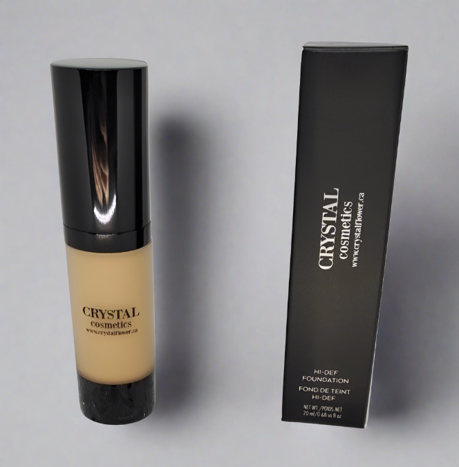 CRYSTAL High-def Foundation Liquid - C35 (Warm) - Crystal Flower