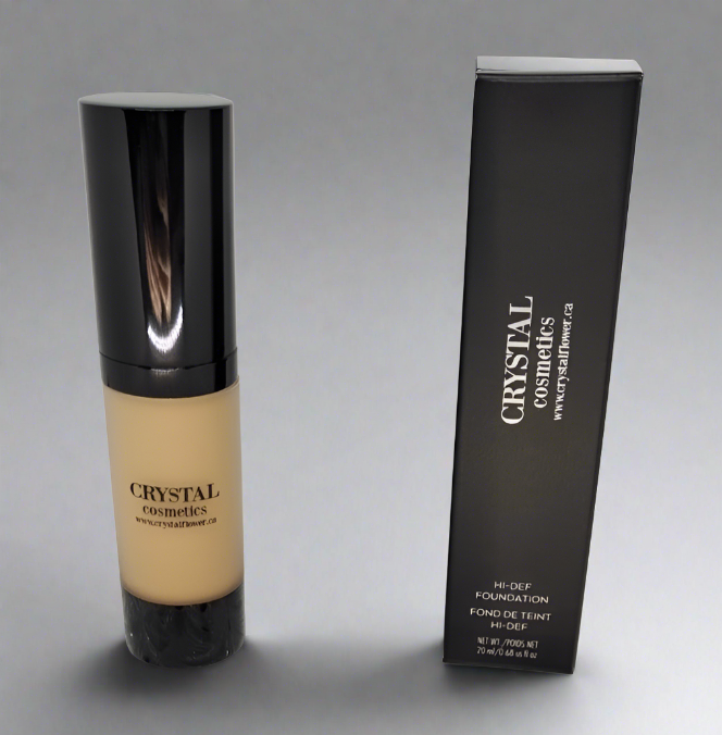 CRYSTAL High-def Foundation Liquid - C35 (Warm) - Crystal Flower