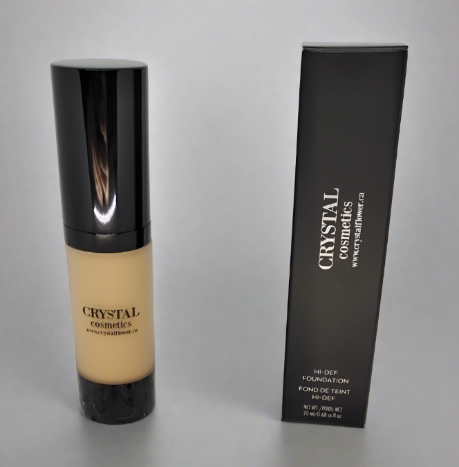 CRYSTAL High-def Foundation Liquid - C35 (Warm) - Crystal Flower