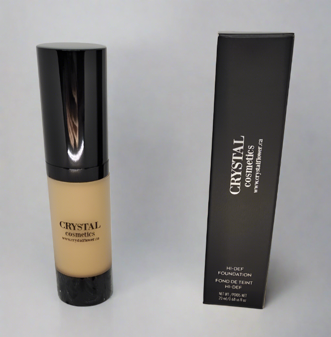 CRYSTAL High-def Foundation Liquid - C35 (Warm) - Crystal Flower