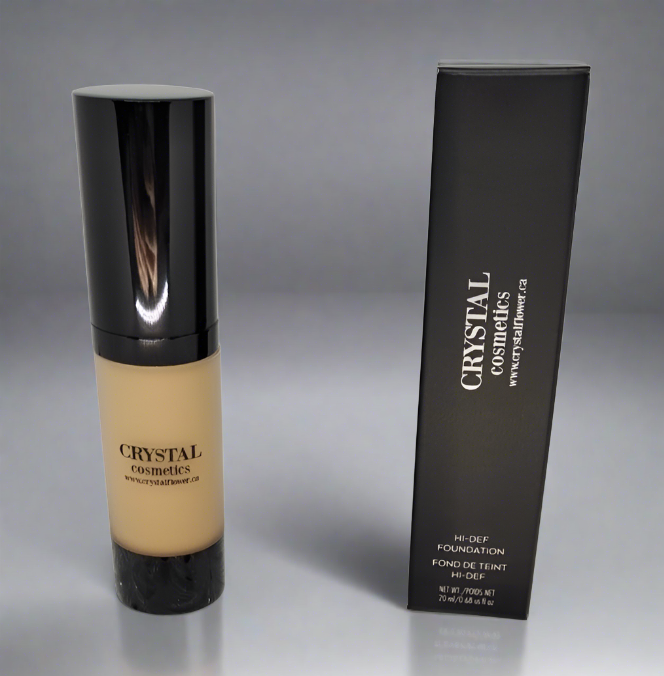 CRYSTAL High-def Foundation Liquid - C35 (Warm) - Crystal Flower