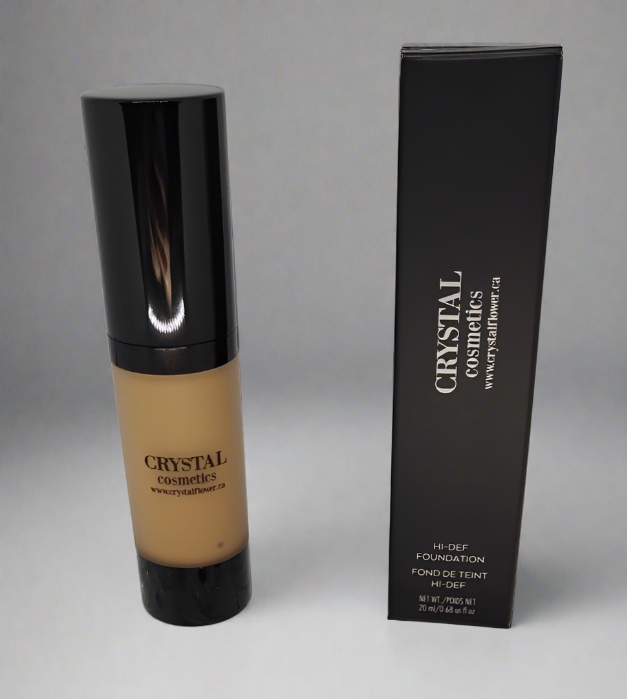 CRYSTAL High-def Foundation Liquid - C45 (Warm) - Crystal Flower