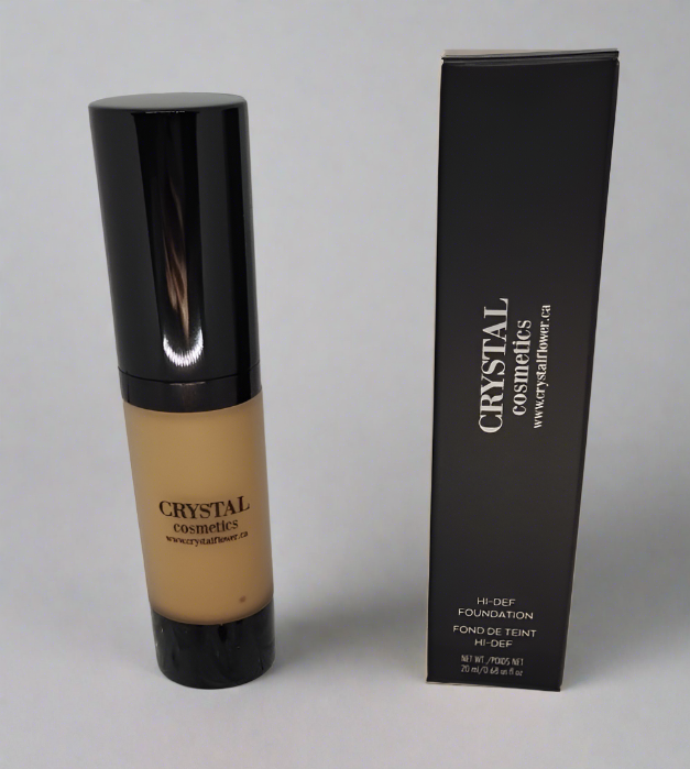 CRYSTAL High-def Foundation Liquid - C45 (Warm) - Crystal Flower