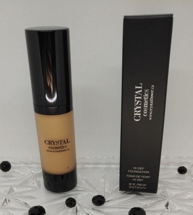 CRYSTAL High-def Foundation Liquid - C45 (Warm) - Crystal Flower