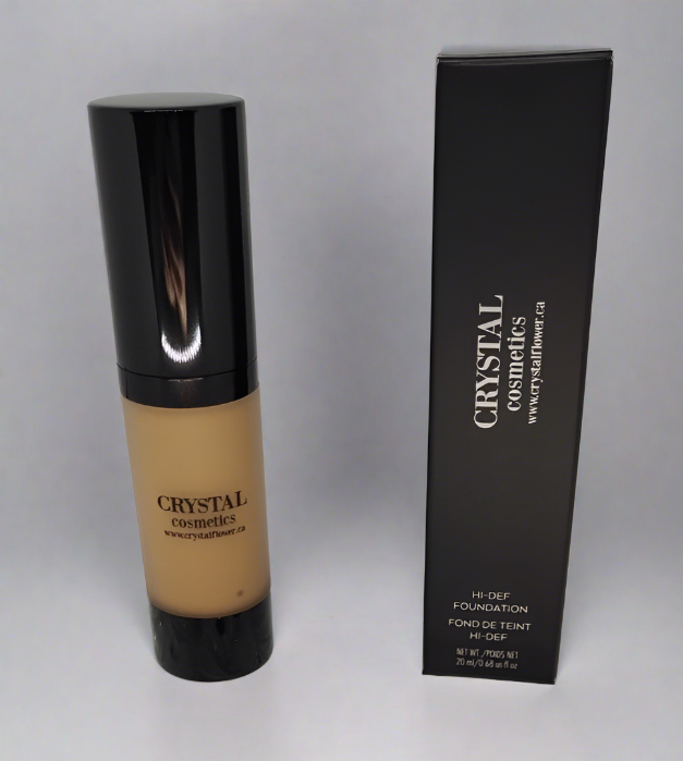 CRYSTAL High-def Foundation Liquid - C45 (Warm) - Crystal Flower