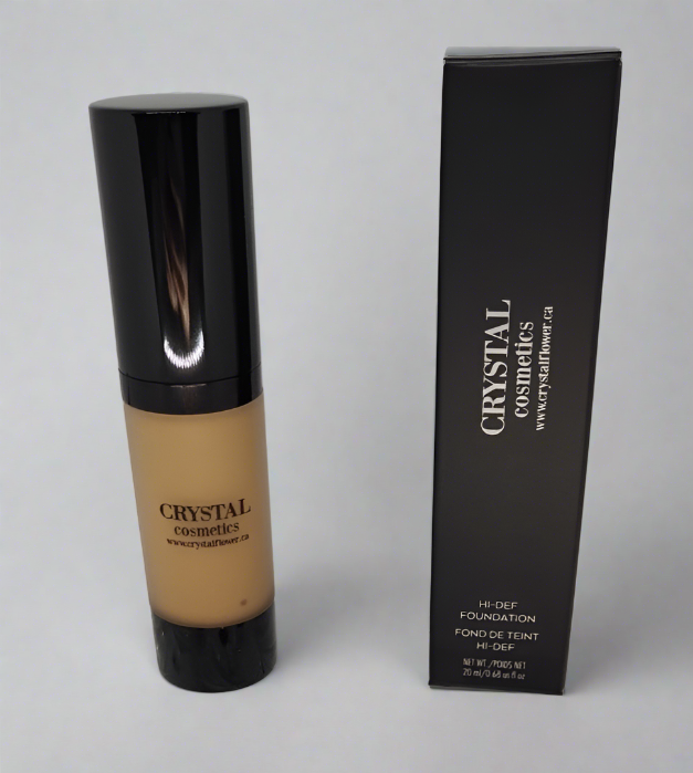 CRYSTAL High-def Foundation Liquid - C45 (Warm) - Crystal Flower