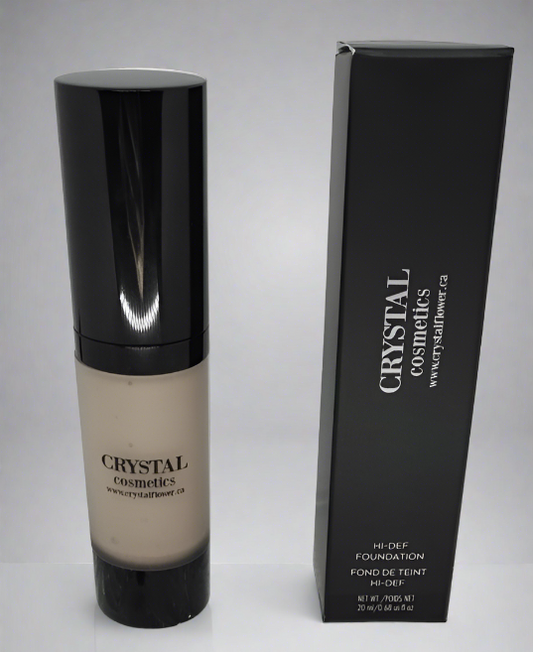 CRYSTAL High-def Foundation Liquid - N25 (Cool Neutral) - Crystal Flower