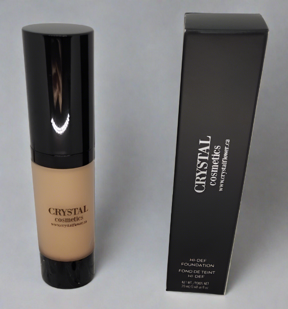 CRYSTAL High-def Foundation Liquid - N45 (Cool Neutral) - Crystal Flower