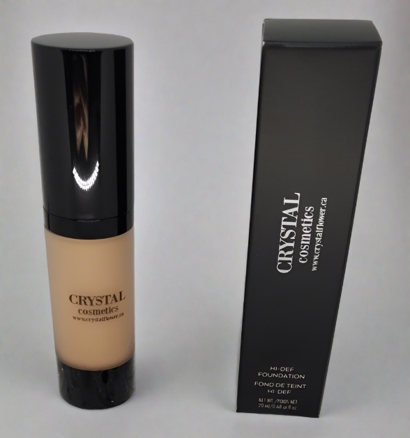 CRYSTAL High-def Foundation Liquid - N45 (Cool Neutral) - Crystal Flower