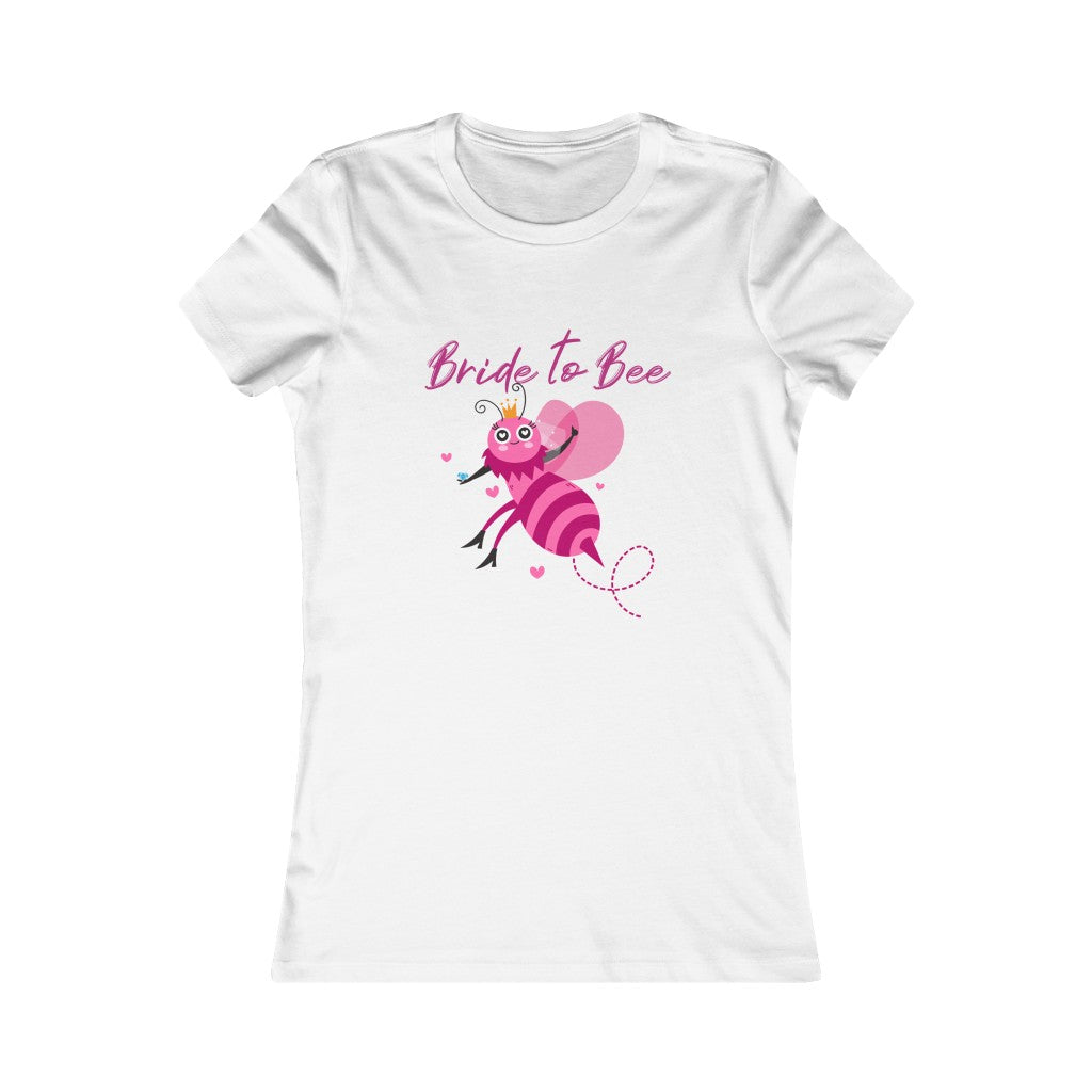 Women's Favorite Tee - Bride to Bee - Crystal Flower