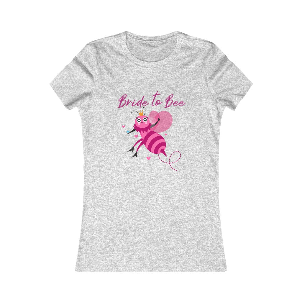 Women's Favorite Tee - Bride to Bee - Crystal Flower