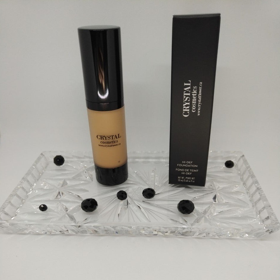 CRYSTAL High-def Foundation Liquid - C45 (Warm) - Crystal Flower