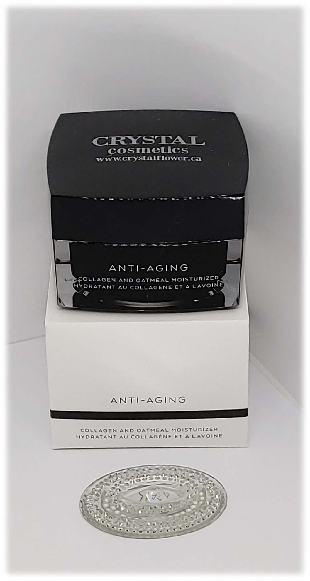 Anti-Aging:  Moisturizer with Collagen and Oatmeal - Crystal Flower