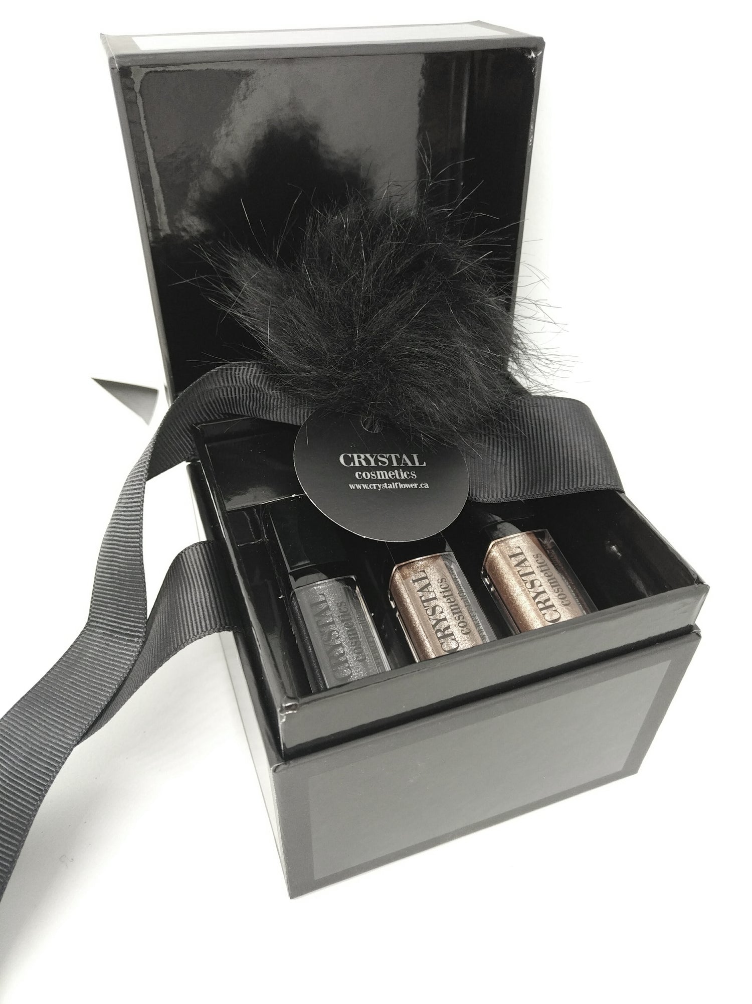 Crystal Cosmetics Gift Box (Limited Edition) Dazzling Glitter Eye Shadow - Crystal Flower
