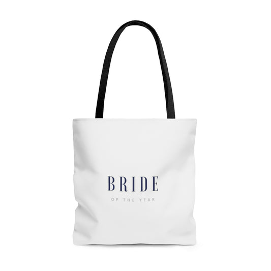 Bride of the Year Tote Bag - Crystal Flower