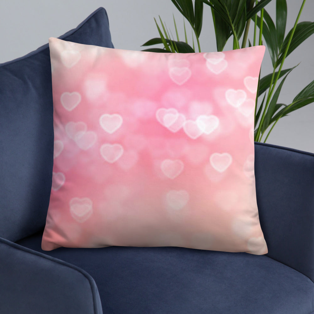 Valentine's Heart Pattern Pillows - Crystal Flower