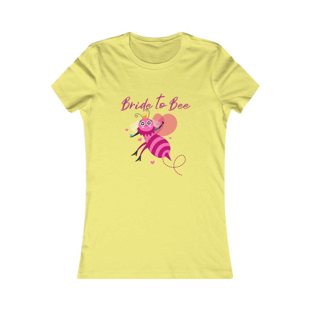 Women's Favorite Tee - Bride to Bee - Crystal Flower