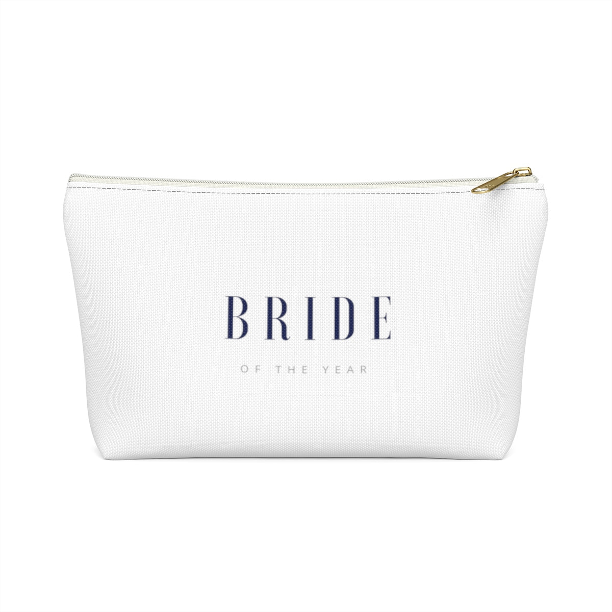 Bride of the Year Cosmetic Travel Bag - Crystal Flower