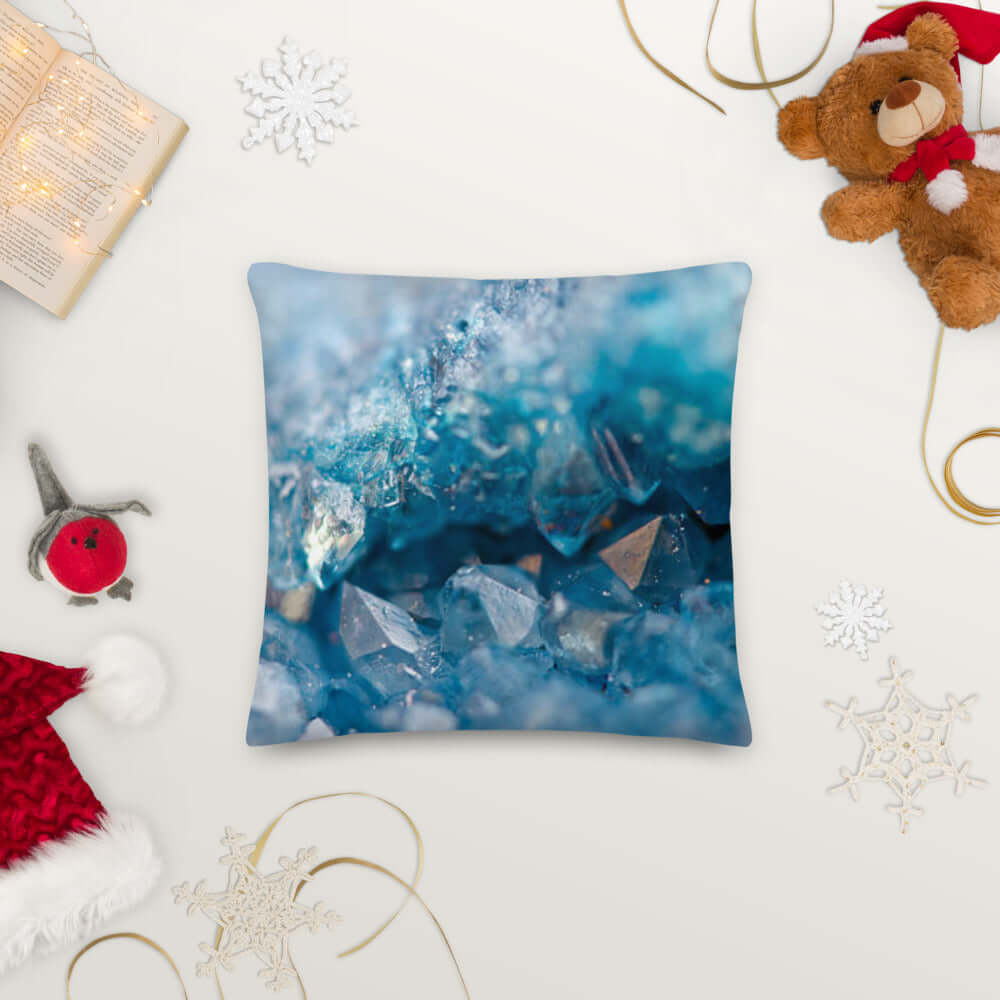 Beautiful Crystal Premium Pillow - Crystal Flower