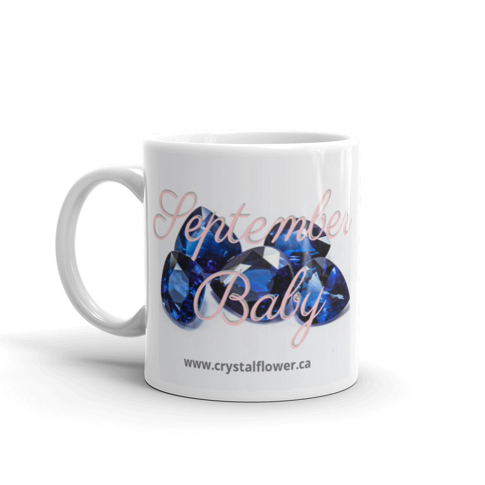 Mug - September Baby - Crystal Flower