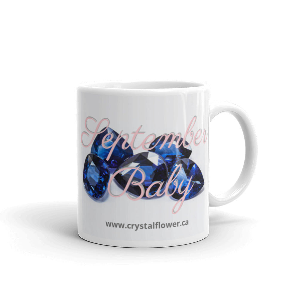 Mug - September Baby - Crystal Flower