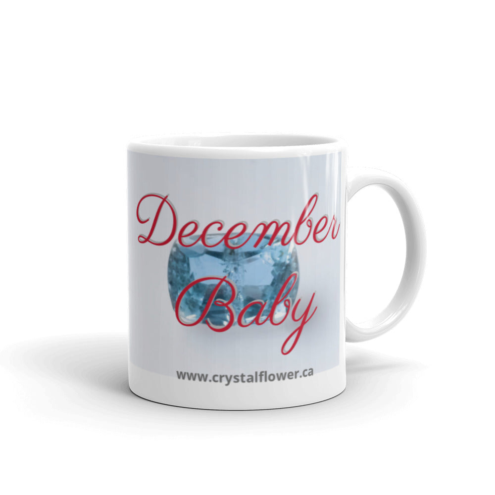 Mug - December Baby - Crystal Flower